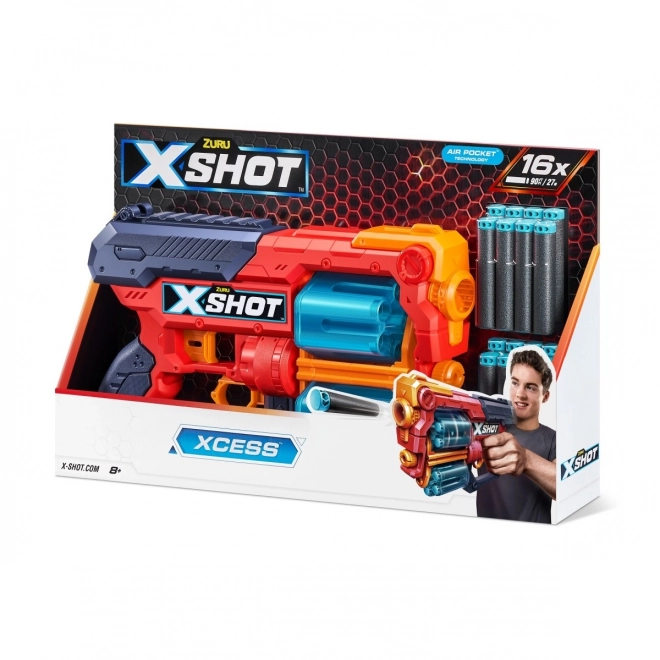 Lansirni pištolj X-Shot Excel Xcess (16 strelica) narančasta