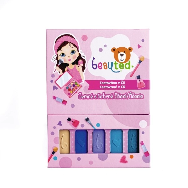 Dječji set šminke beauted paleta sa zrcalom na magnetsko zatvaranje 11x14,5x1cm u foliji