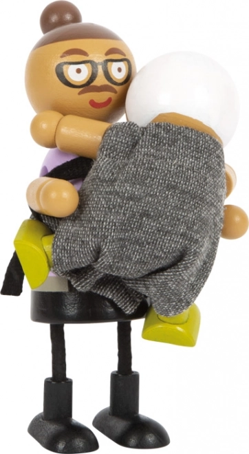 Small Foot fleksibilne lutke obitelj s djetetom