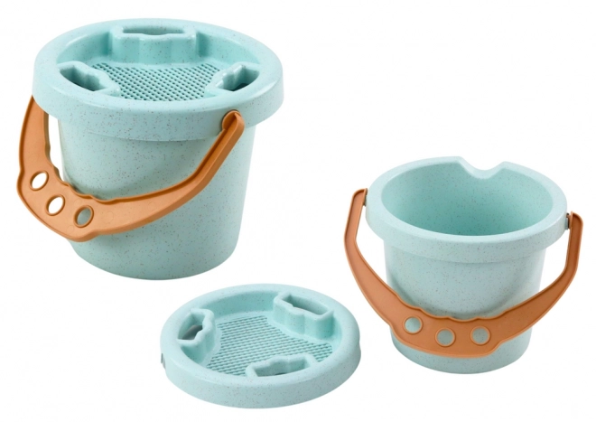 Set za pijesak Kanta Lopatica Grablje Sito Oblici Pastel