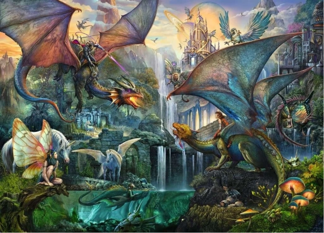 Ravensburger puzzle Čarobna zmajska šuma 9000 dijelova