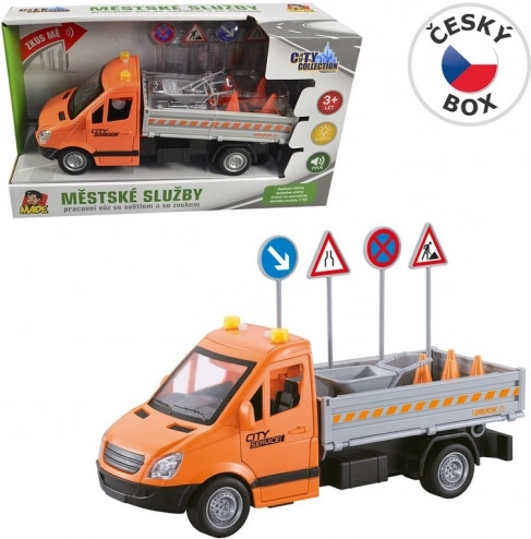 Gradski servisni kamion s zamašnjakom 24 cm