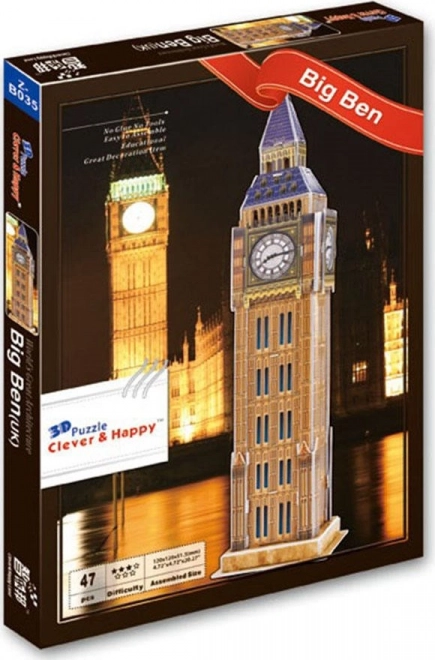 3D puzzle Big Ben London od Clever&Happy 47 dijelova