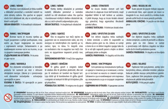 Puzzle Psići u Ophodnji - Edukativna igra 14 parova
