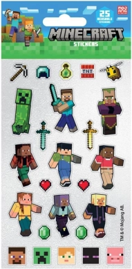 svjetlucave Minecraft naljepnice – 25 kom