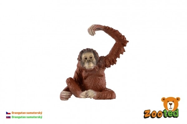 Sumatranski orangutan plastična figura 8 cm u vrećici