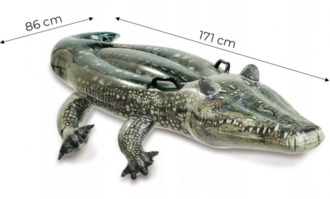 Krokodil na napuhavanje s ručkama 170x86cm od 3 godine