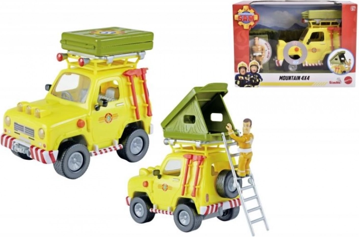 Vatrogasac Sam terensko vozilo 4x4 s figuricom 16 cm