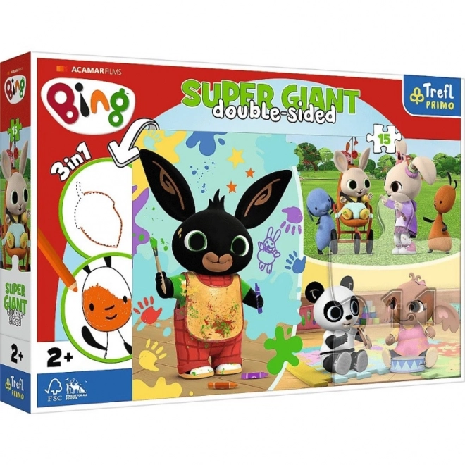Velike puzzle Veseli dan s Bingom