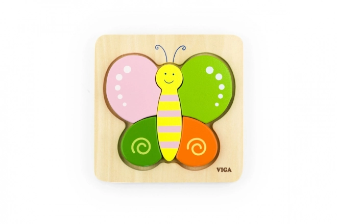 Drvene puzzle za najmlađe - leptir