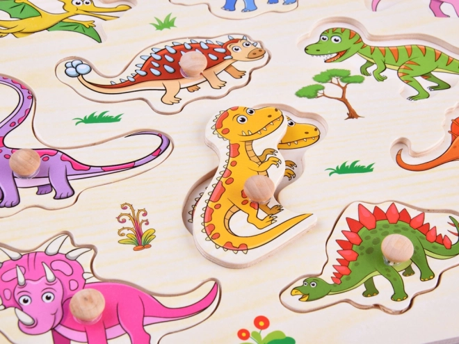 Drvene puzzle dinosauri