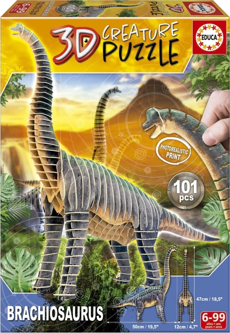 3D slagalica Brachiosaurus - 101 dijelova