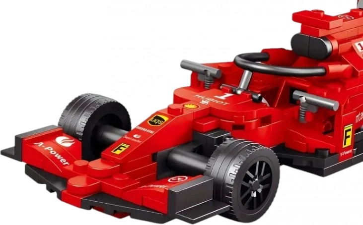 Konstruktorski set trkaći bolid F1 – crveni, 266 dijelova