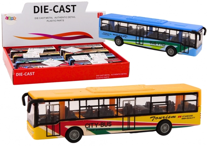 Metalni gradski autobus s trenjem pogonom 15cm