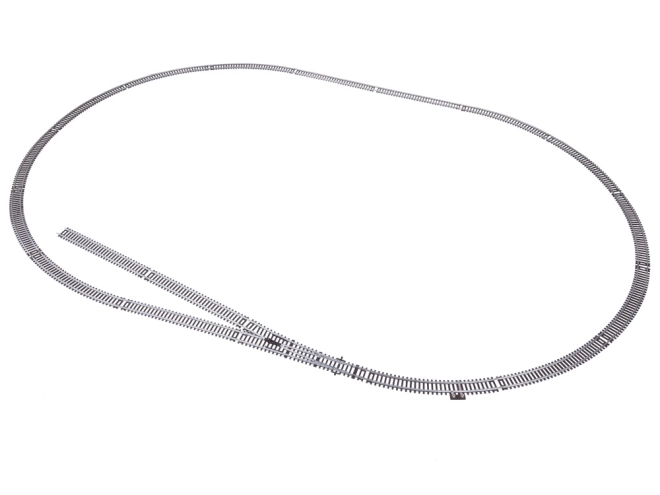 Ho početni set metalnih željezničkih tračnica