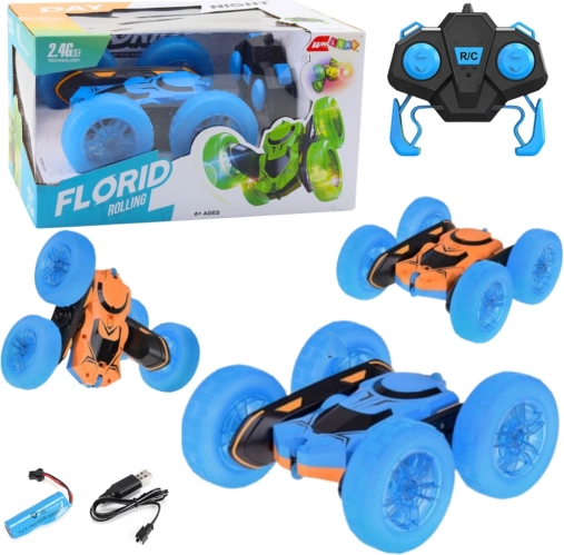 Kaskaderski RC automobil 360° – plavi