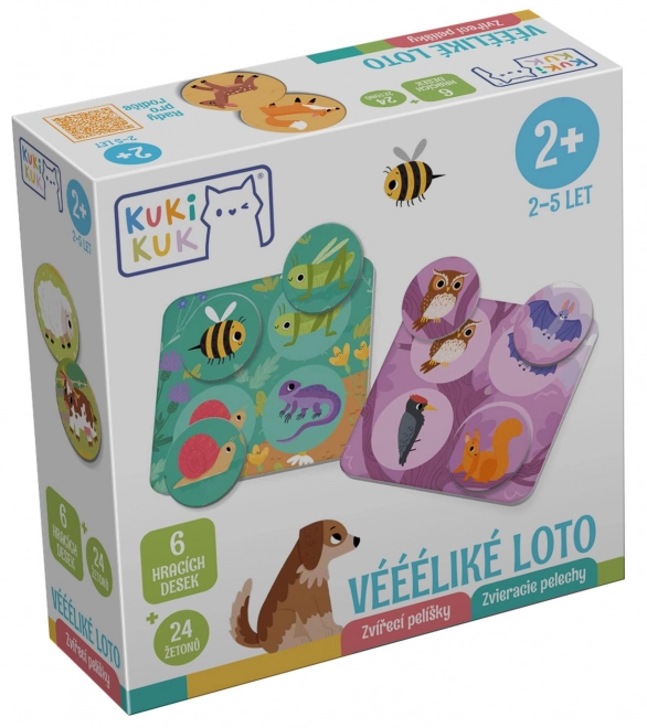 KukiKuk 80034 Véééliké loto Životinjske Kolibe