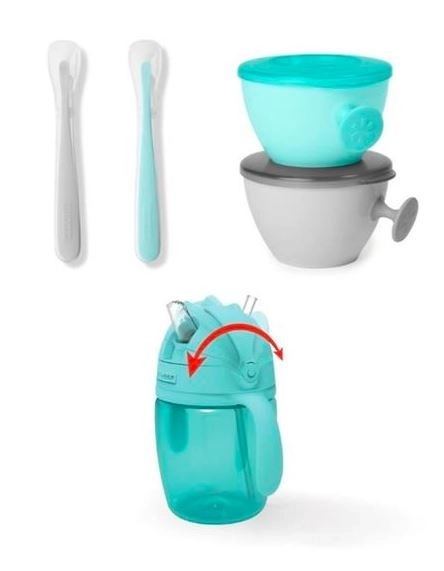 Set krmiva Easy-Feed Teal/Siva
