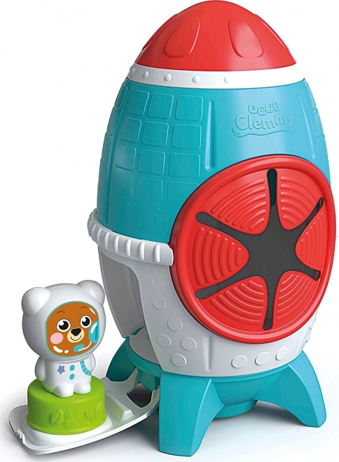CLEMENTONI SOFT CLEMMY Kutija Svemirska raketa s 5 kockica