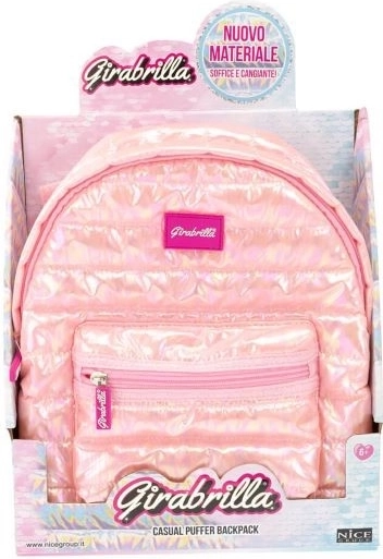 Ruksak Girabrilla svijetloružičasti 22 cm