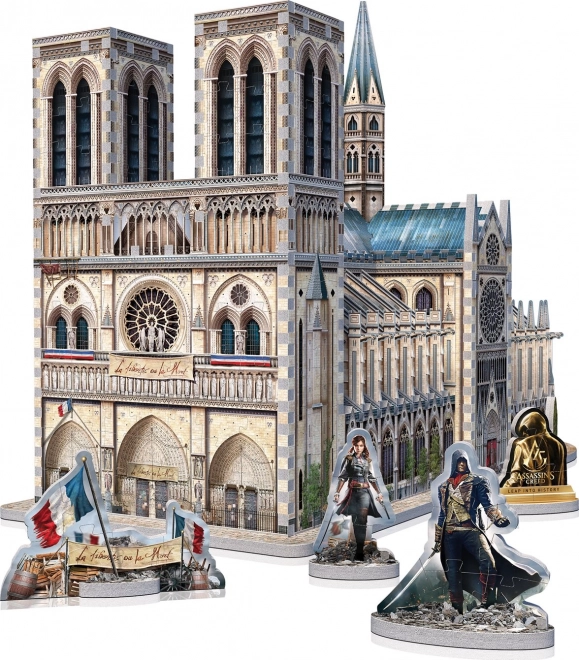 3D puzzle Assassin's Creed Unity: Katedrala Notre-Dame 860 dijelova