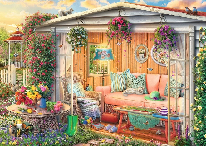TREFL Puzzle Premium Plus Čajanka: Moje omiljeno mjesto 1000 komada