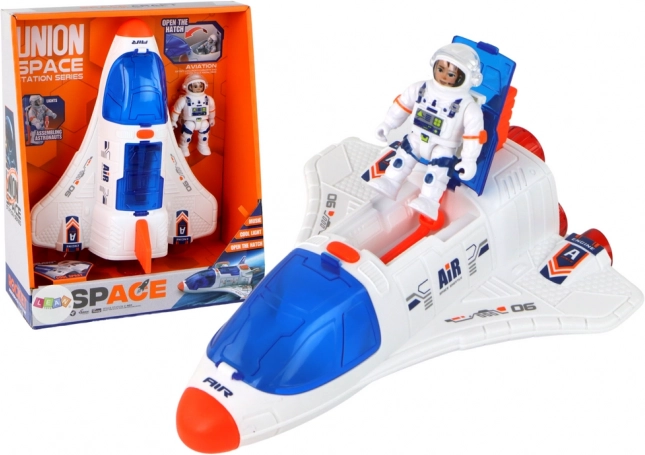 Kozmička misija – raketa s astronautom, 2 dijela