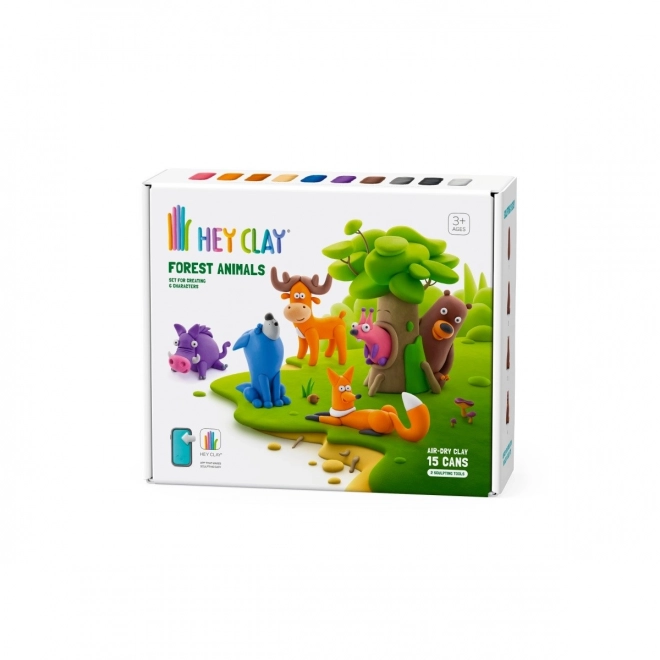 Hey Clay plastična set Šumske životinje