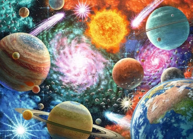 RAVENSBURGER Puzzle U svemiru XXL 100 dijelova