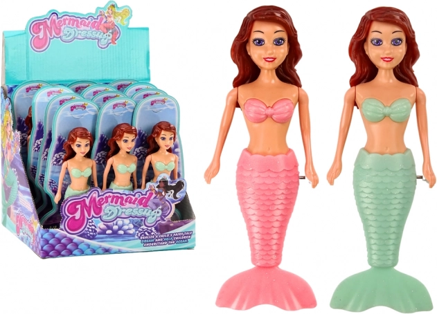 Plutajuća morska sirena tirkizno ružičasta igračka za kupanje MIX