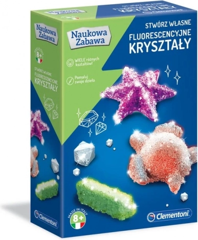 Znanstveni set fluorescirajući kristali