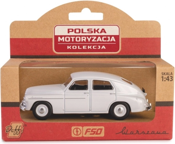 Metalni model WARSZAWA M20 1:43 – bijela