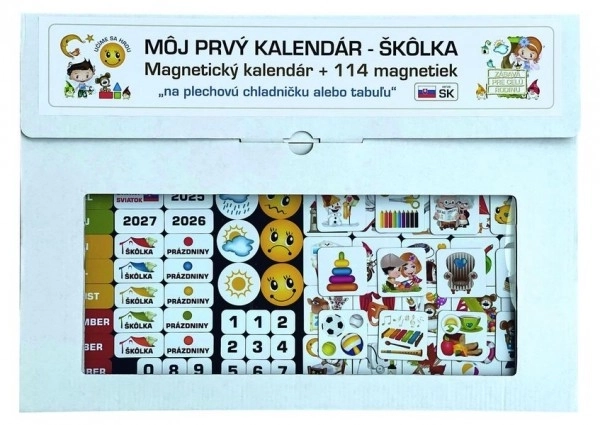 Magnetni kalendar za djecu - Vrtić