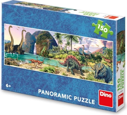 Panoramske slagalice Dino Dinosauri kod jezera 150 dijelova