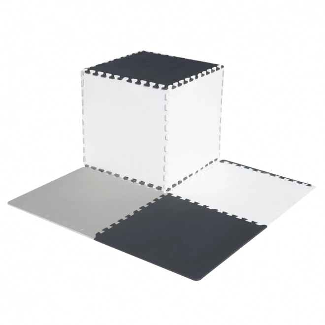 KIK Pjenaste puzzle Nijanse sive s rubovima III. (58x58)