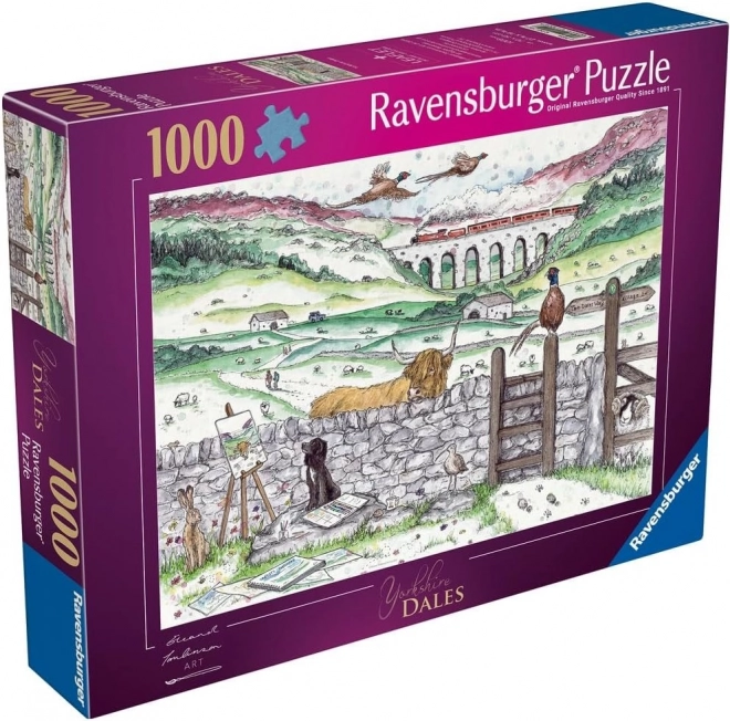 Ravensburger puzzle Život u Yorkshiru 1000 dijelova