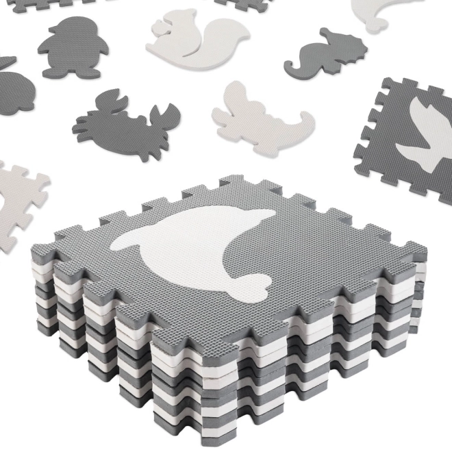 Kontrastne pjenaste puzzle sa životinjama - 9 dijelova
