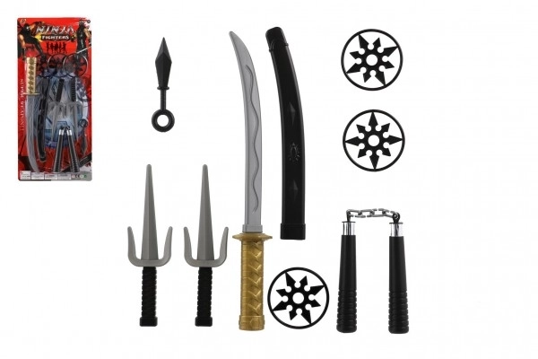Ninja mačevački set s dodacima