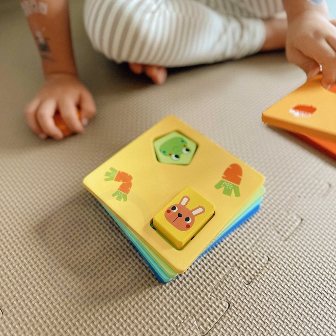 Montessori slagalica oblici i boje sa životinjama