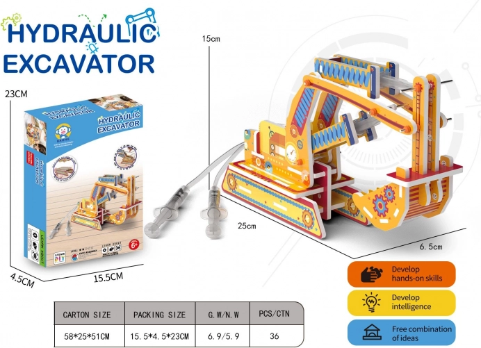 Građevinski komplet Hidraulični Bager