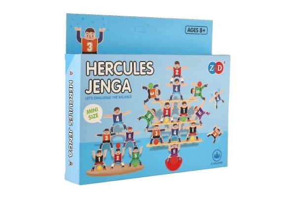 Igra balansiranja herkul mini plastika 26 komada, 3 boje u kutiji 21x19x3,5 cm