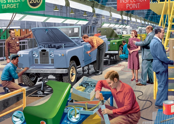 Slagalica Automobilska tvornica 1000 dijelova