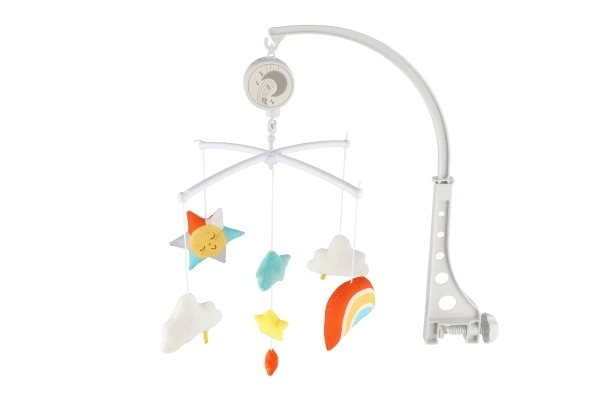 Vrtuljak iznad krevetića plastika/tkanina s navijajućim glazbenim mehanizmom u kutiji 19x33x5,5cm 6m+