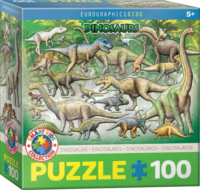 Puzzle Dinosauri 100 dijelova