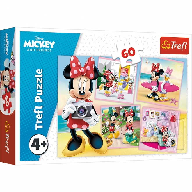 slagalica 60 dijelova disney minnie – preslatka minnie