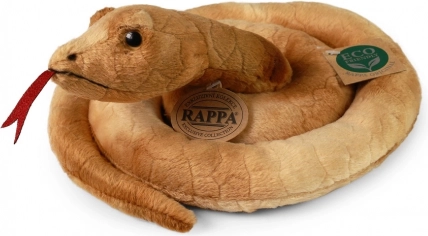 Plišani smeđi zmij 90 cm RAPPA eco-friendly