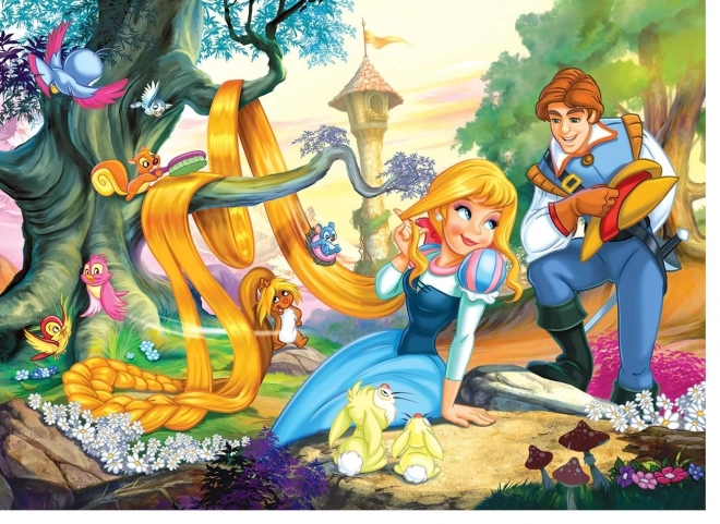 Eurographics puzzle Princeza s prekrasnom kosom 100 dijelova