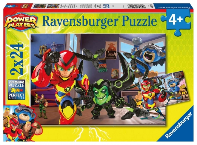 Ravensburger puzzle Junaci u akciji 2x24 dijela