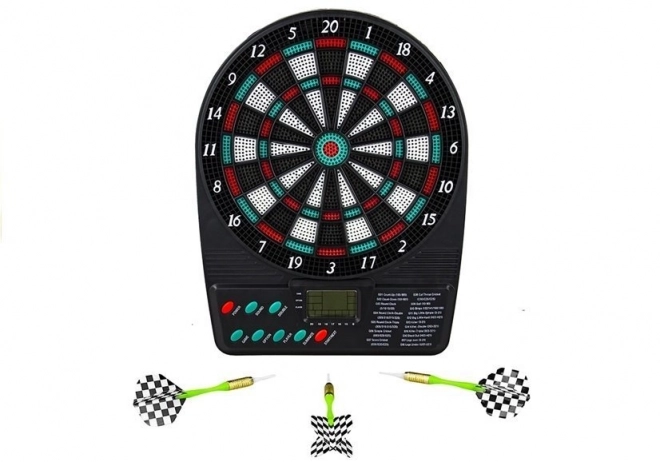 Elektronska meta digitalna 20x26cm + 3 strelice plast na baterije sa zvukom u kutiji 21x27x4cm