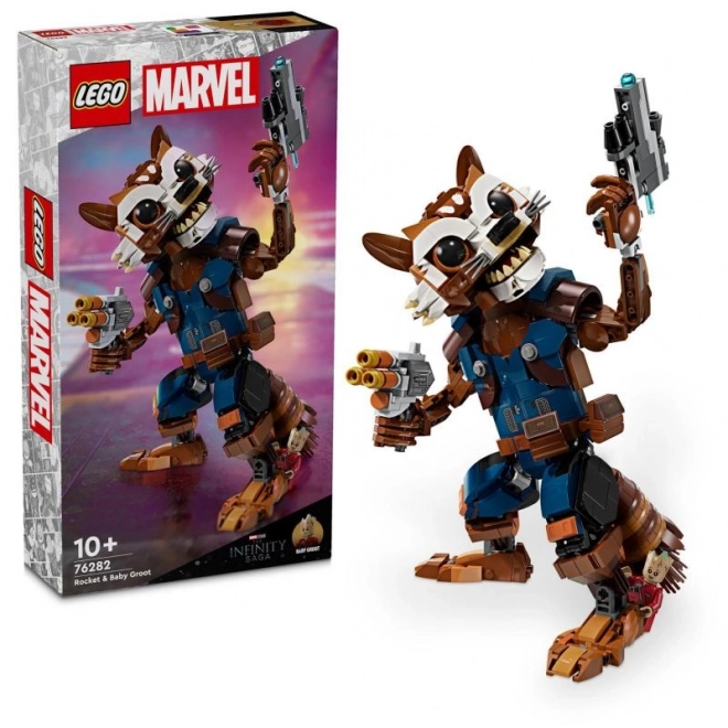 LEGO4 Marvel 76282 Raketa i mali Groot